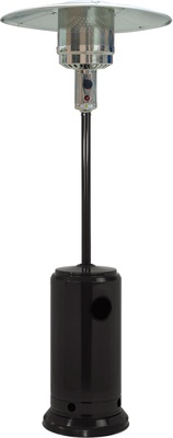 Estufa Gas Exteriores Sombrero Qlima Negro